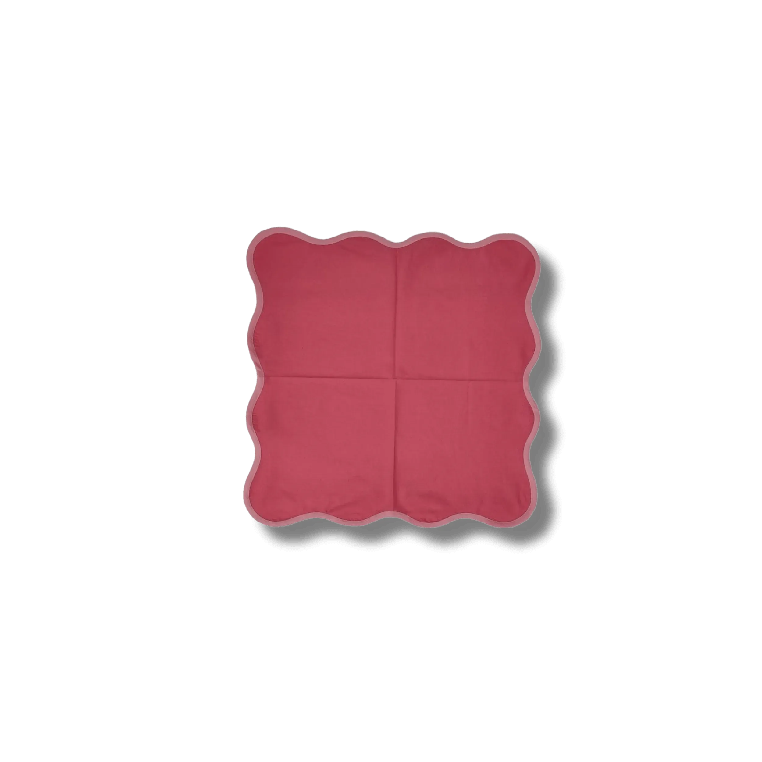 Square Scalloped Cotton Napkins