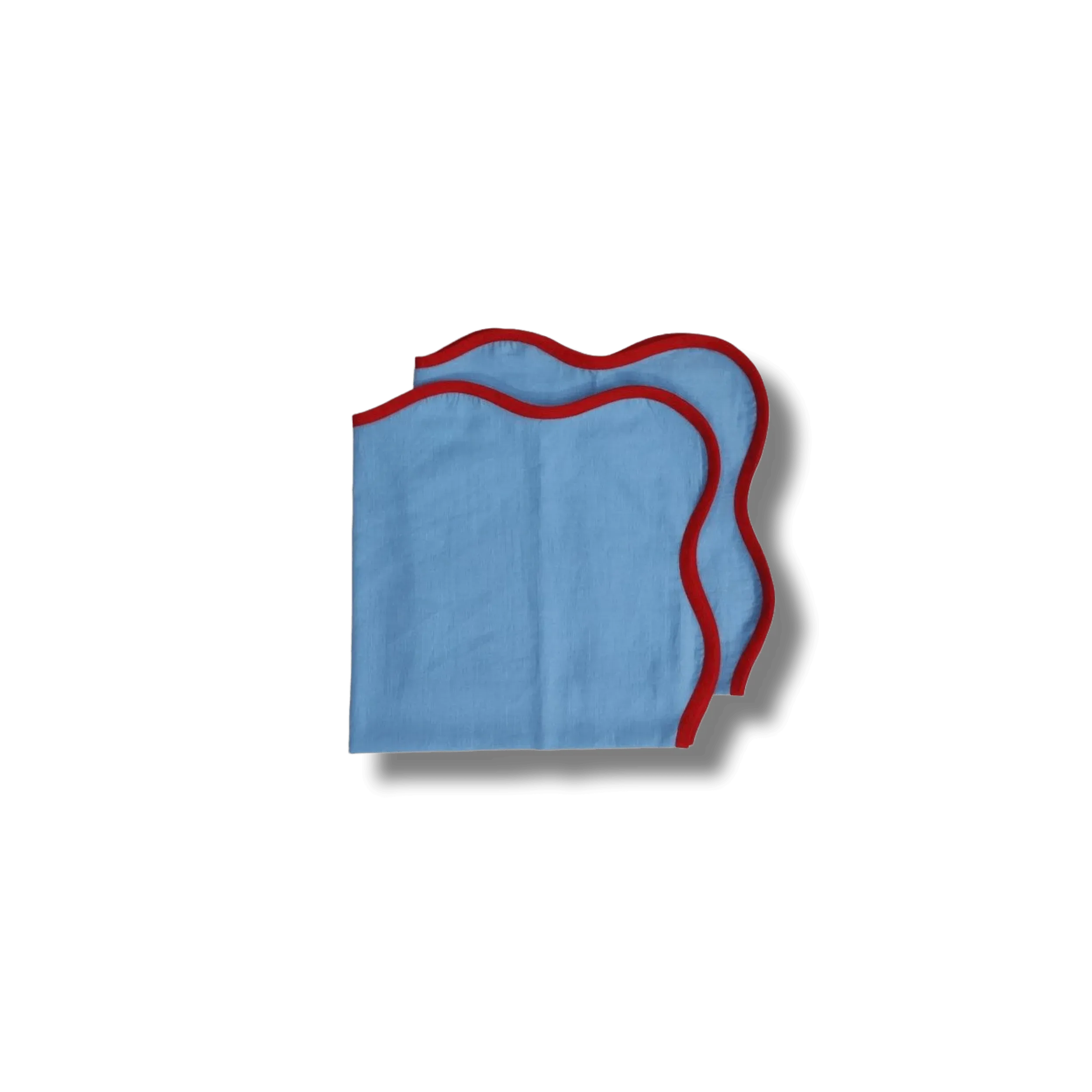 Square Scalloped Cotton Napkins