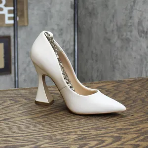 Steve Madden Chained Pumps Amputee Replacement Left Shoe Only Bone Leather 5M