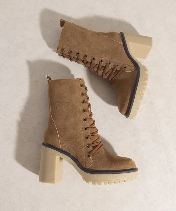 Suede Platform Boots