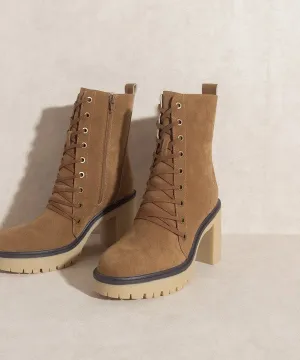 Suede Platform Boots