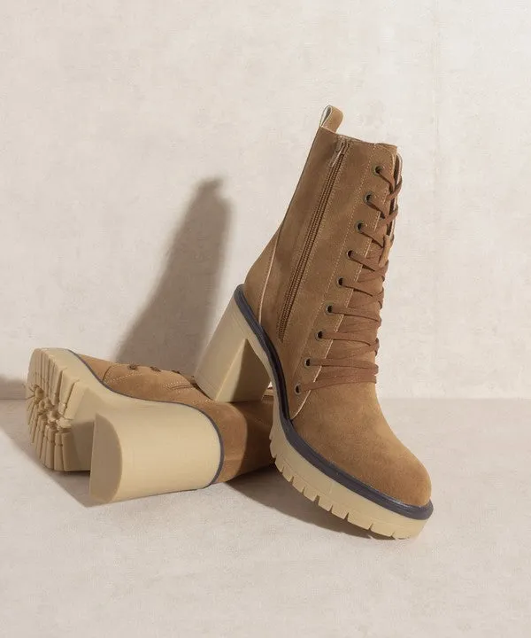 Suede Platform Boots