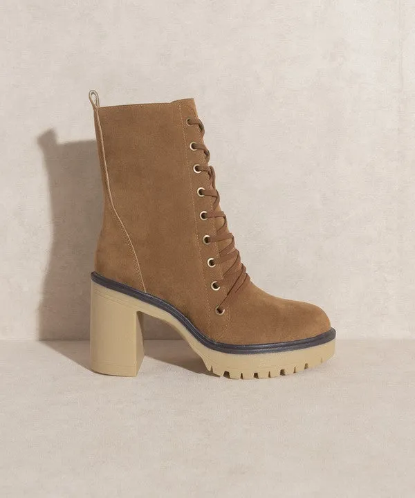 Suede Platform Boots