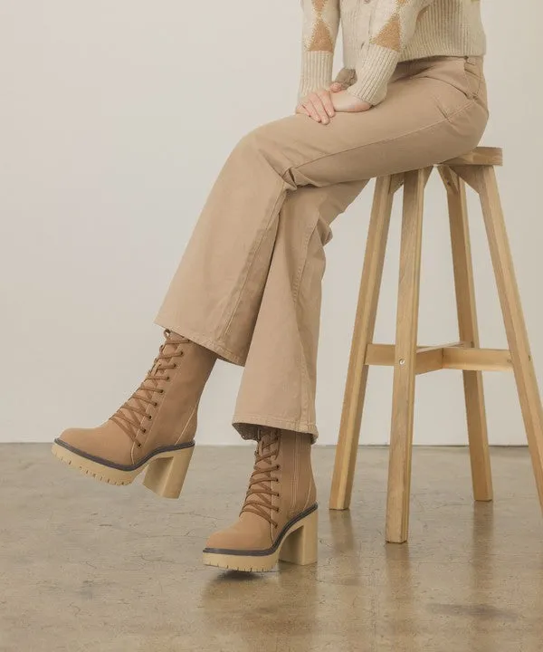 Suede Platform Boots