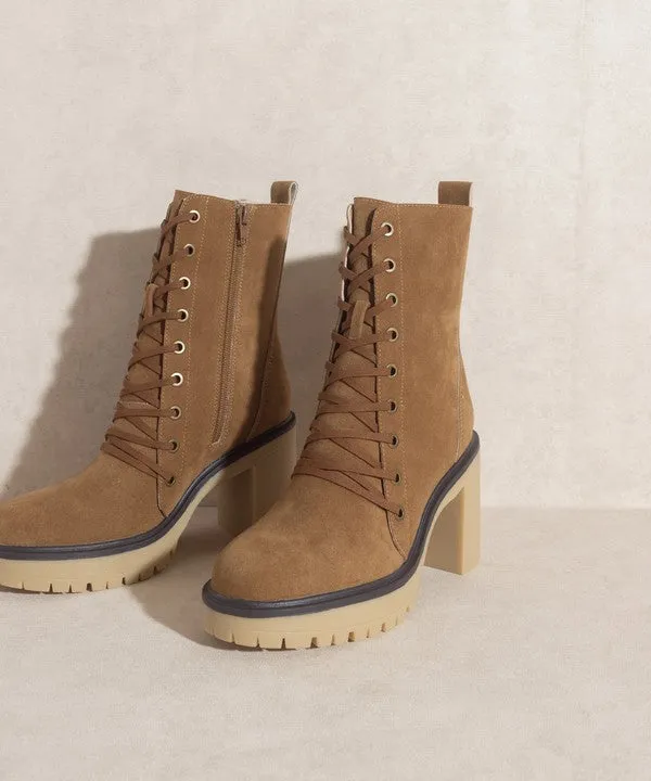 Suede Platform Boots