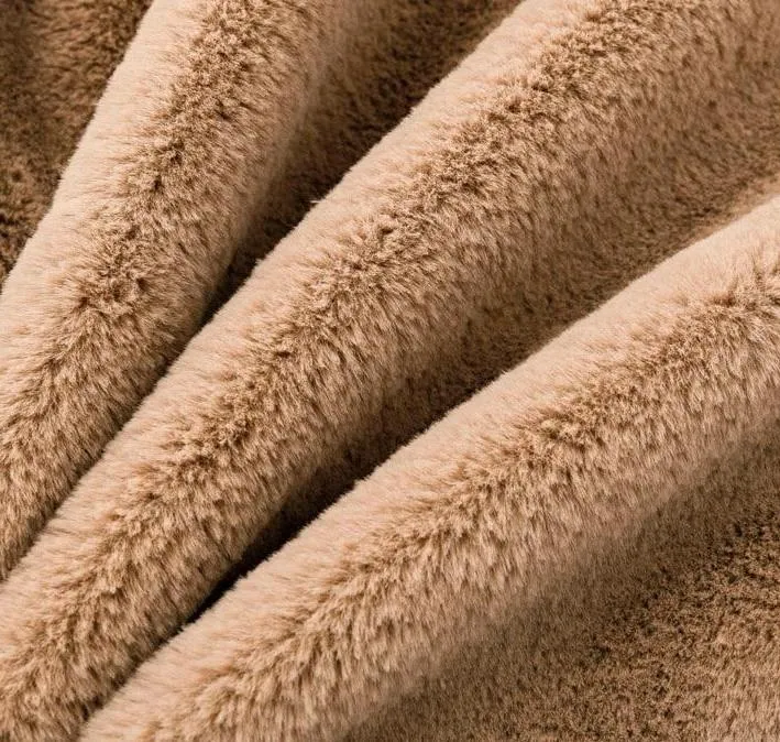 Sunset Hugs Faux Fur Jacket - Coffee