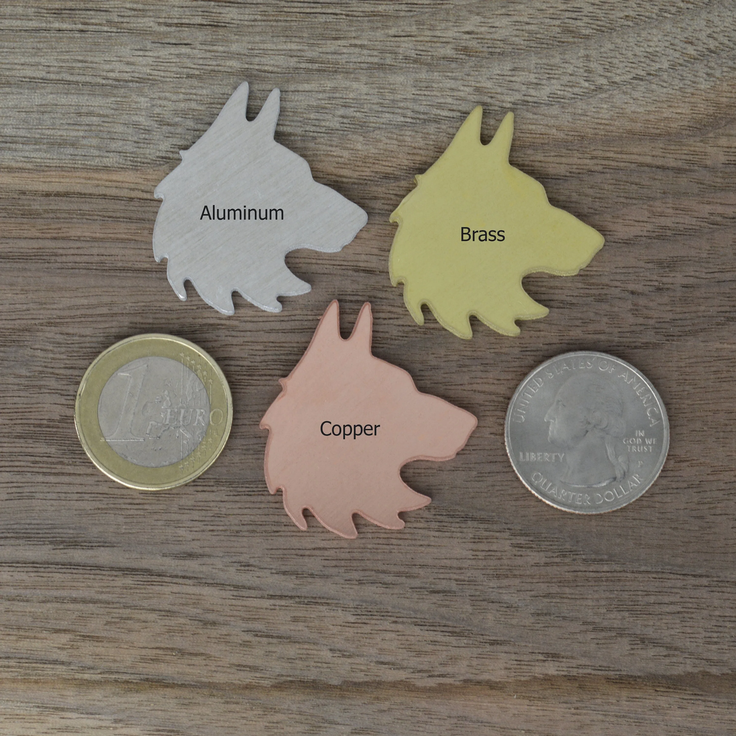 Sunshine over the Range Handstamped Pet ID Tag