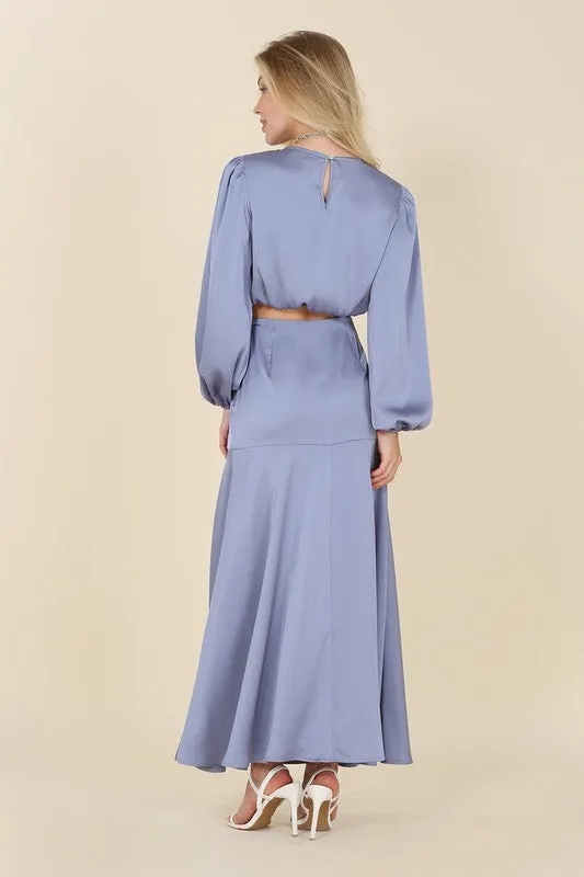 Tatum Satin Two-Piece Set