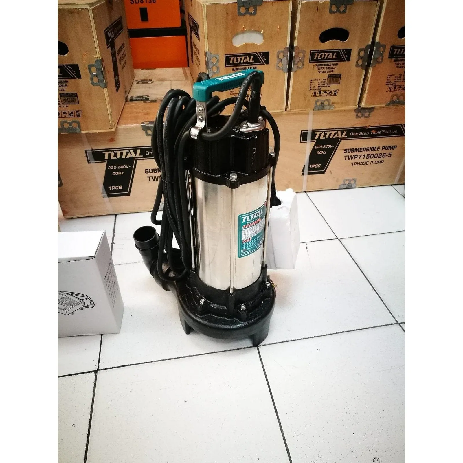 Total INOX Sewage Submersible Pump 2200W (3.0HP) - TWP7220026