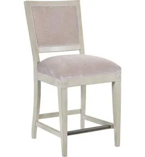 Trouvais Upholstered Back Counter Stool