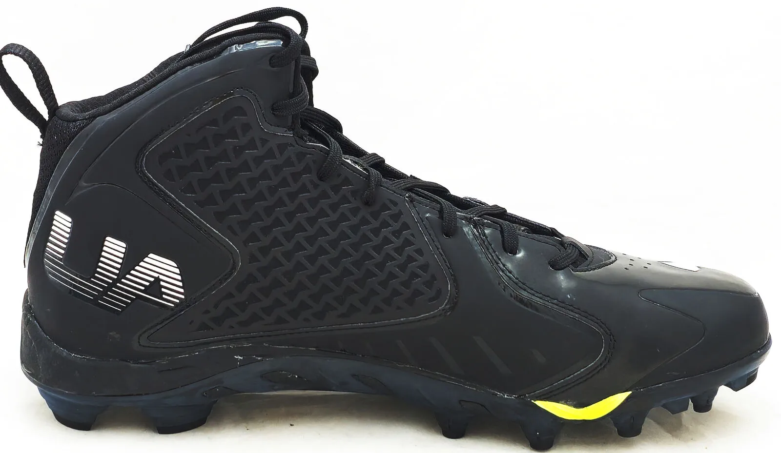 TYLER LOCKETT AUTOGRAPHED UNDER ARMOUR CLEATS SEAHAWKS SIZE 13.5 MCS 222024