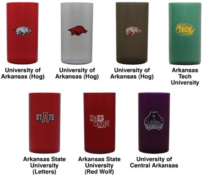 U of A Hog 16 oz Tumbler Clear