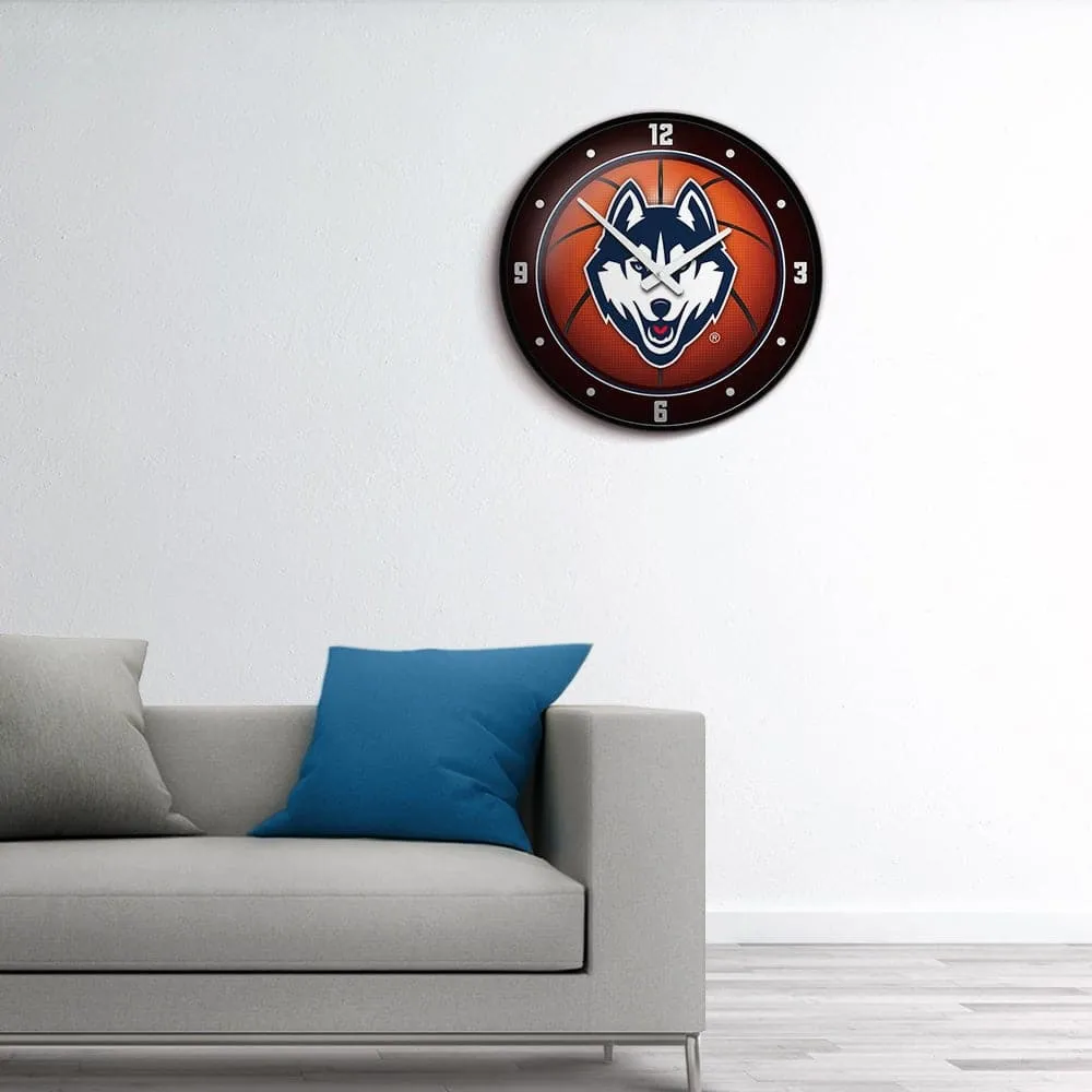 UConn Huskies: Basketball - Modern Disc Wall Clock