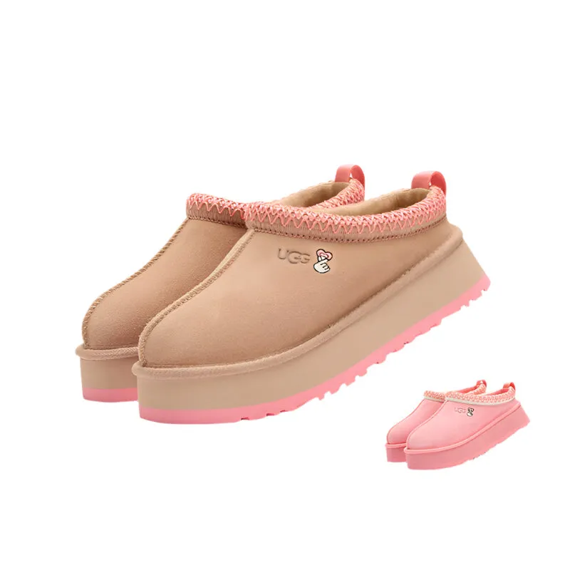 UGG Tazz Tazz autumn and winter warm all-match one-foot thick-soled lazy shoes snow boots 1172130