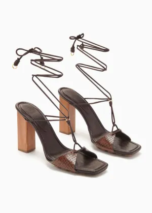 Ulla Johnson Nicolette Lace-Up High Heel