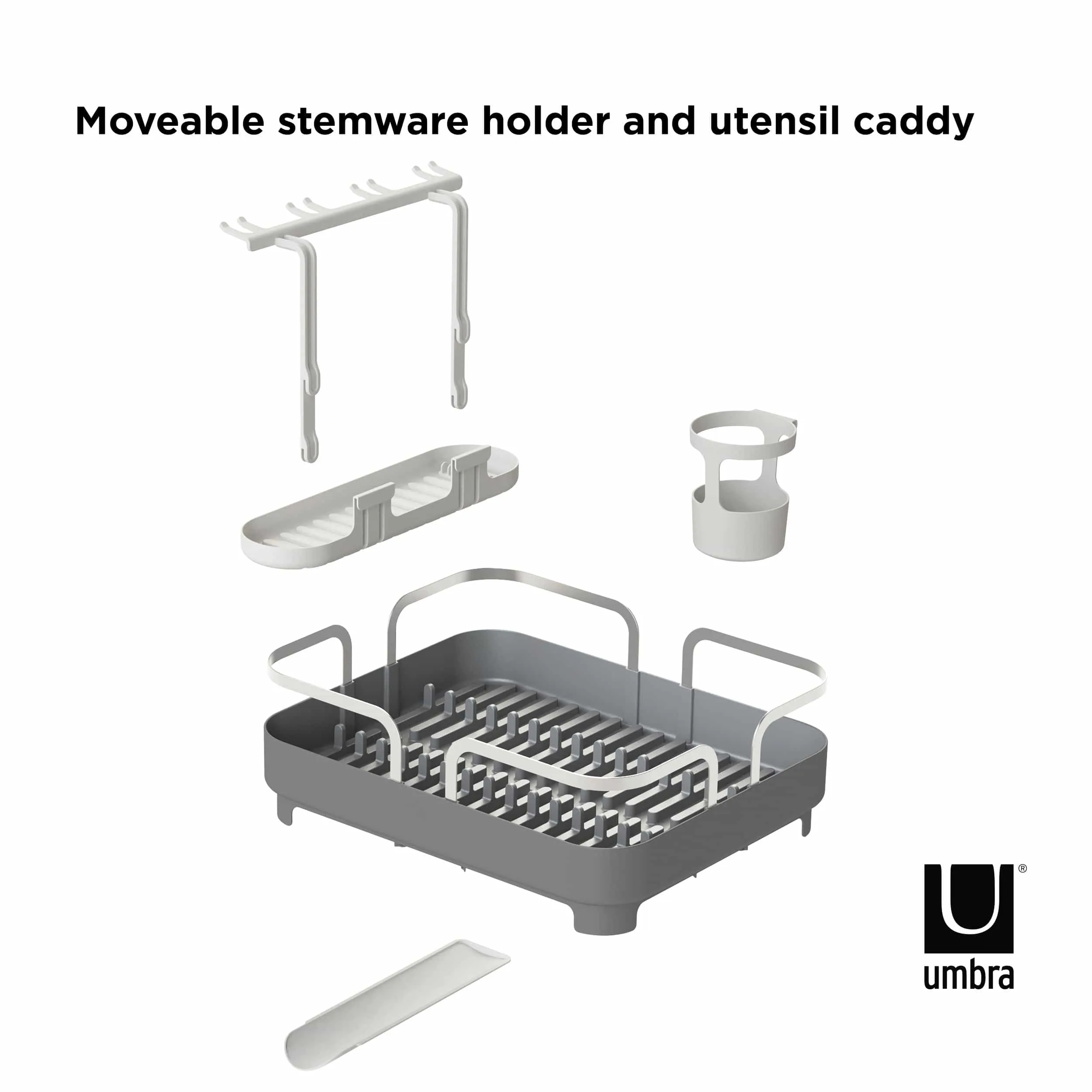 Umbra Holster Dish Rack Charcoal UMB1008163149