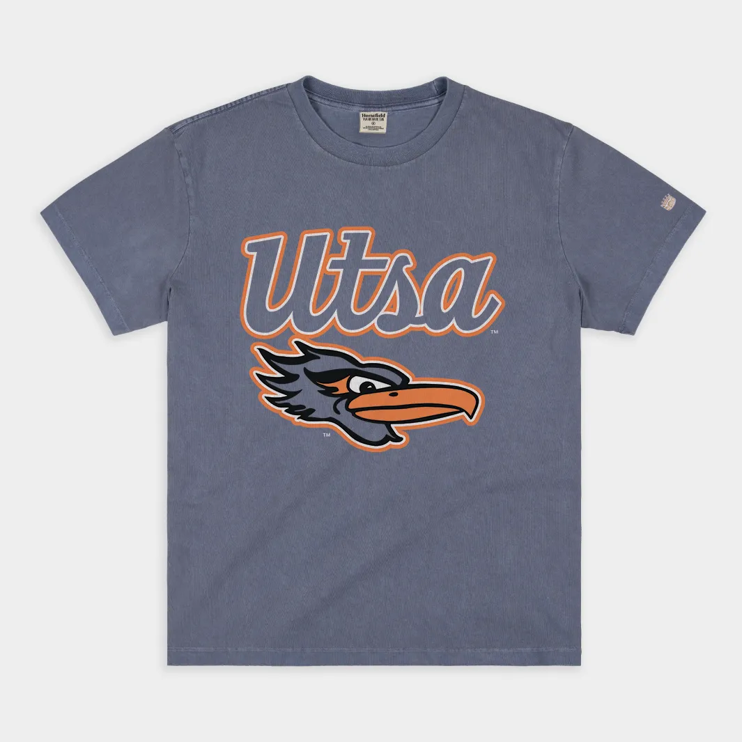UTSA Roadrunners Vintage Basketball Script Tee