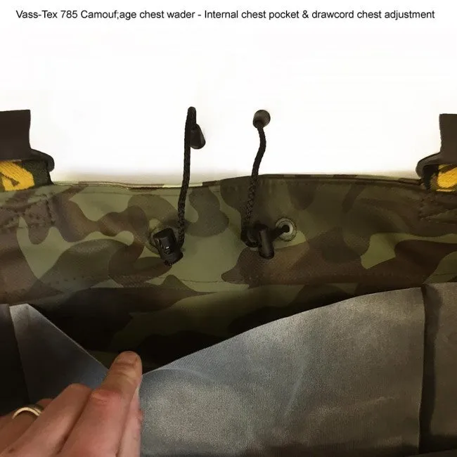Vass-Tex 785E Camouflage Chest Waders