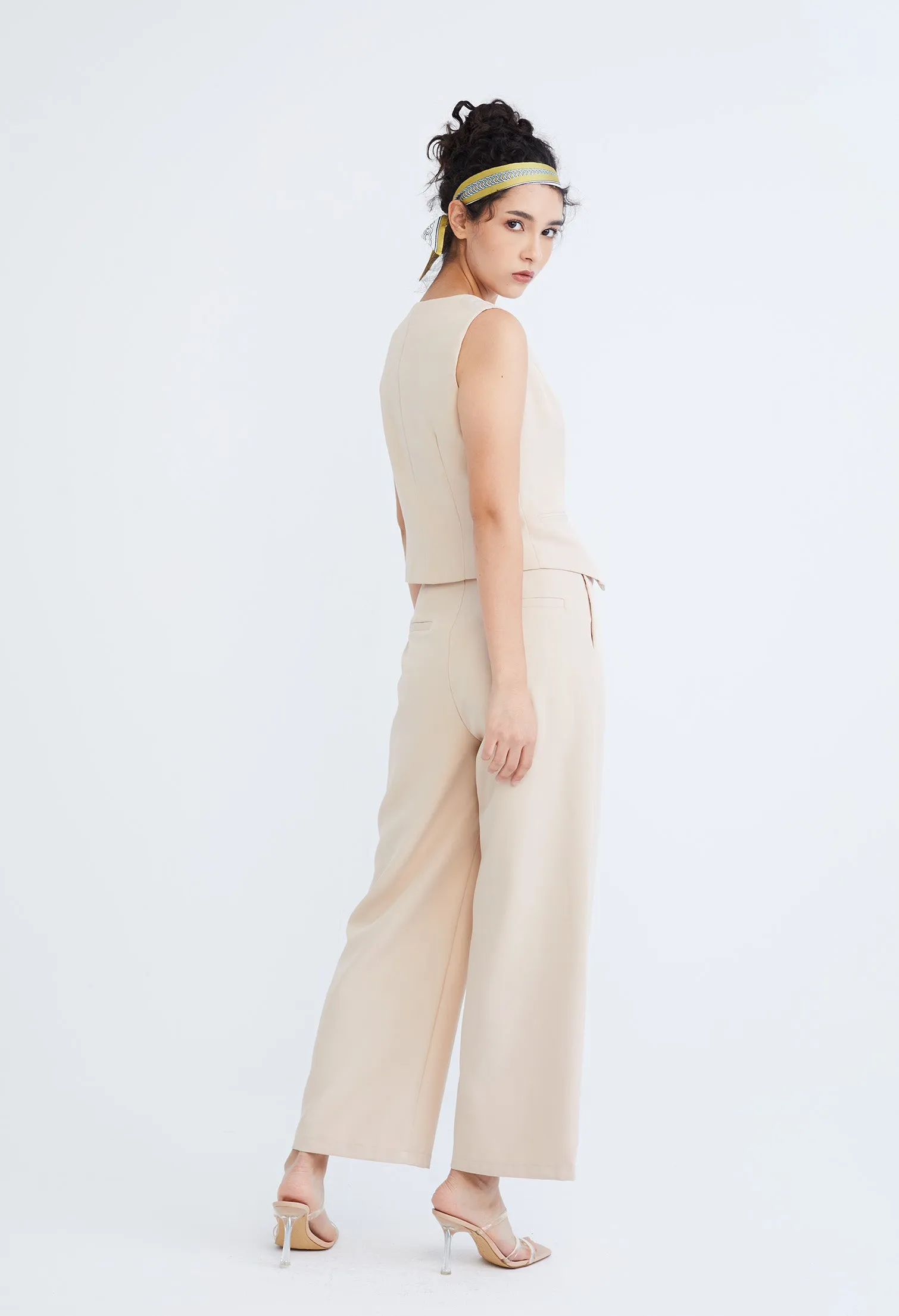 Versatile Polysoft Button-front V Cut Waistcoat