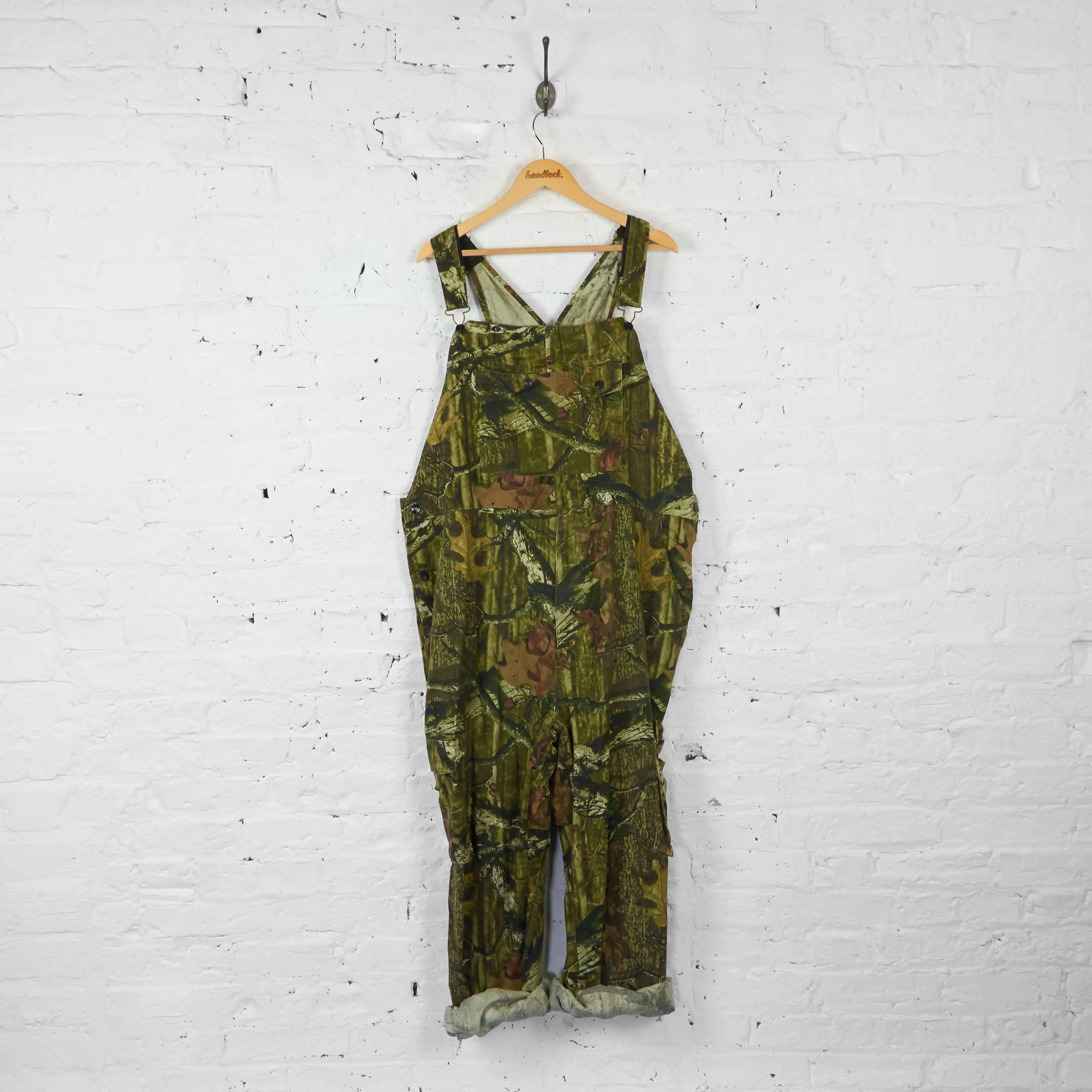 Vintage Camouflage Dungaree's - Green - XXL