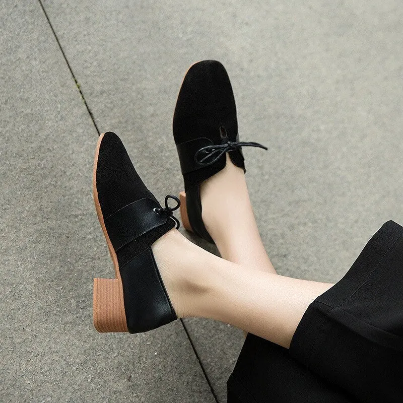 Women Fashion Shallow Shoes Mid Heel Pumps