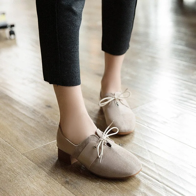 Women Fashion Shallow Shoes Mid Heel Pumps