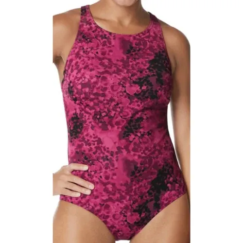 Women's Printed Aquafitness One-Piece Swimsuit
