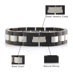 Wood & Steel Bracelet