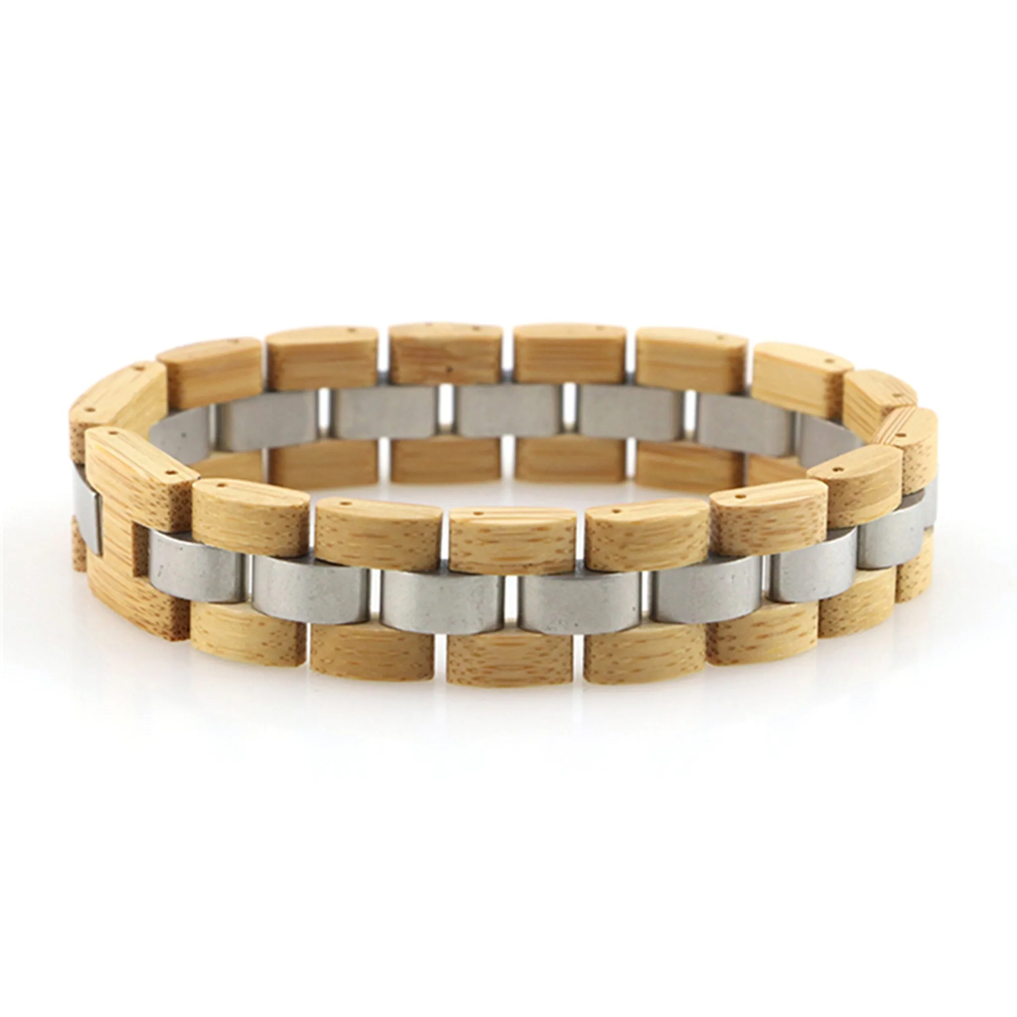 Wood & Steel Bracelet