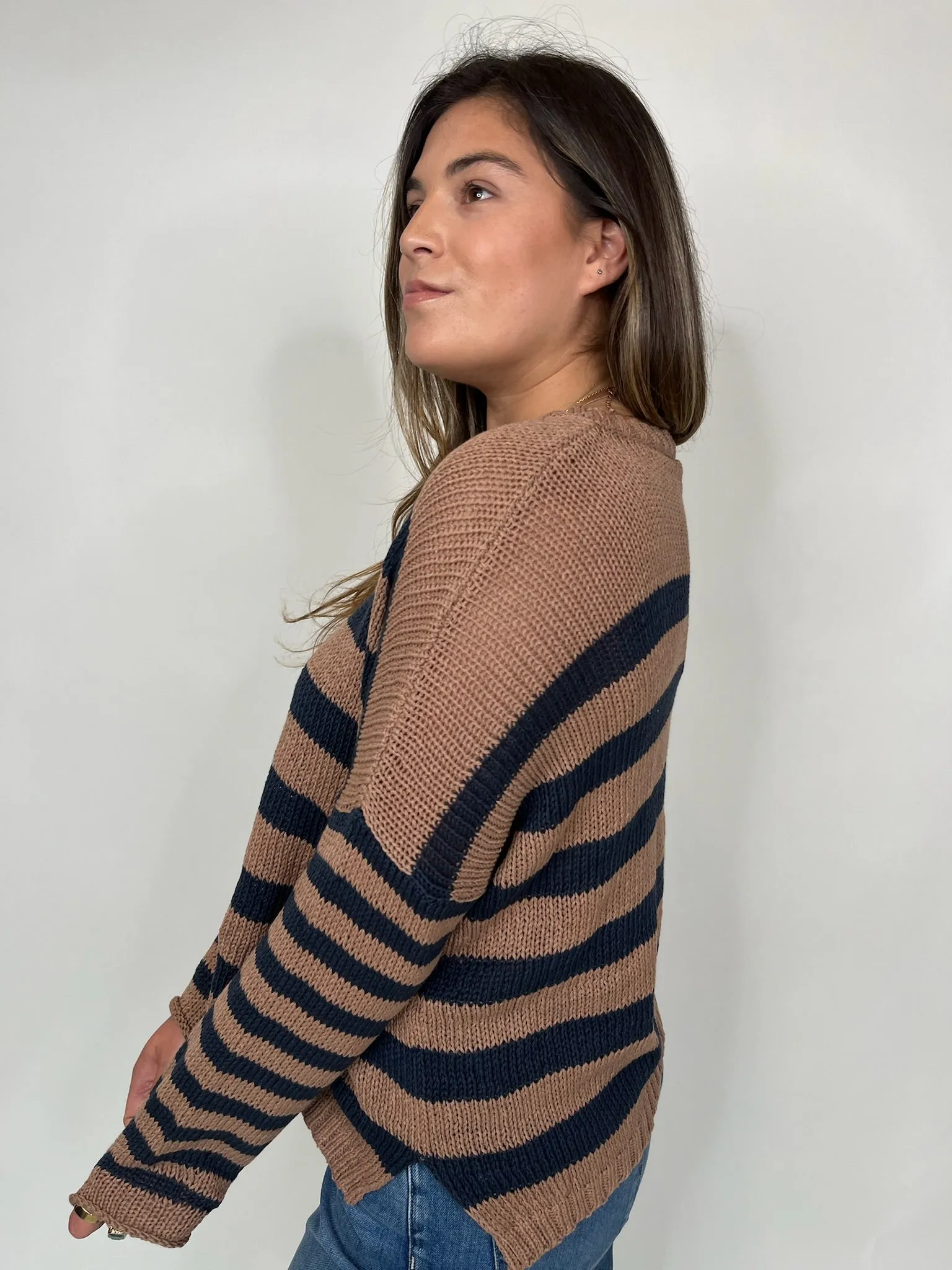 Wooden Ships Taylor Stripe Crew