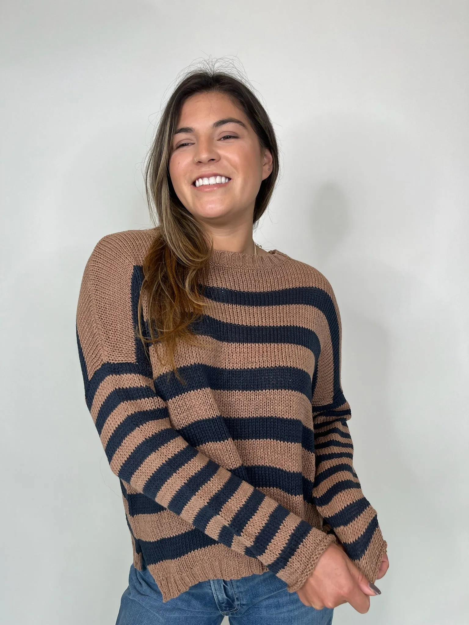 Wooden Ships Taylor Stripe Crew