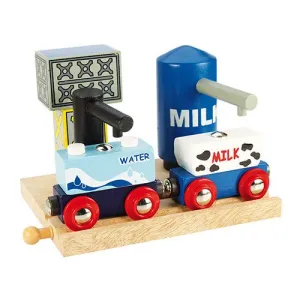 Wooden Train Big Jigs Milk and Water Depot