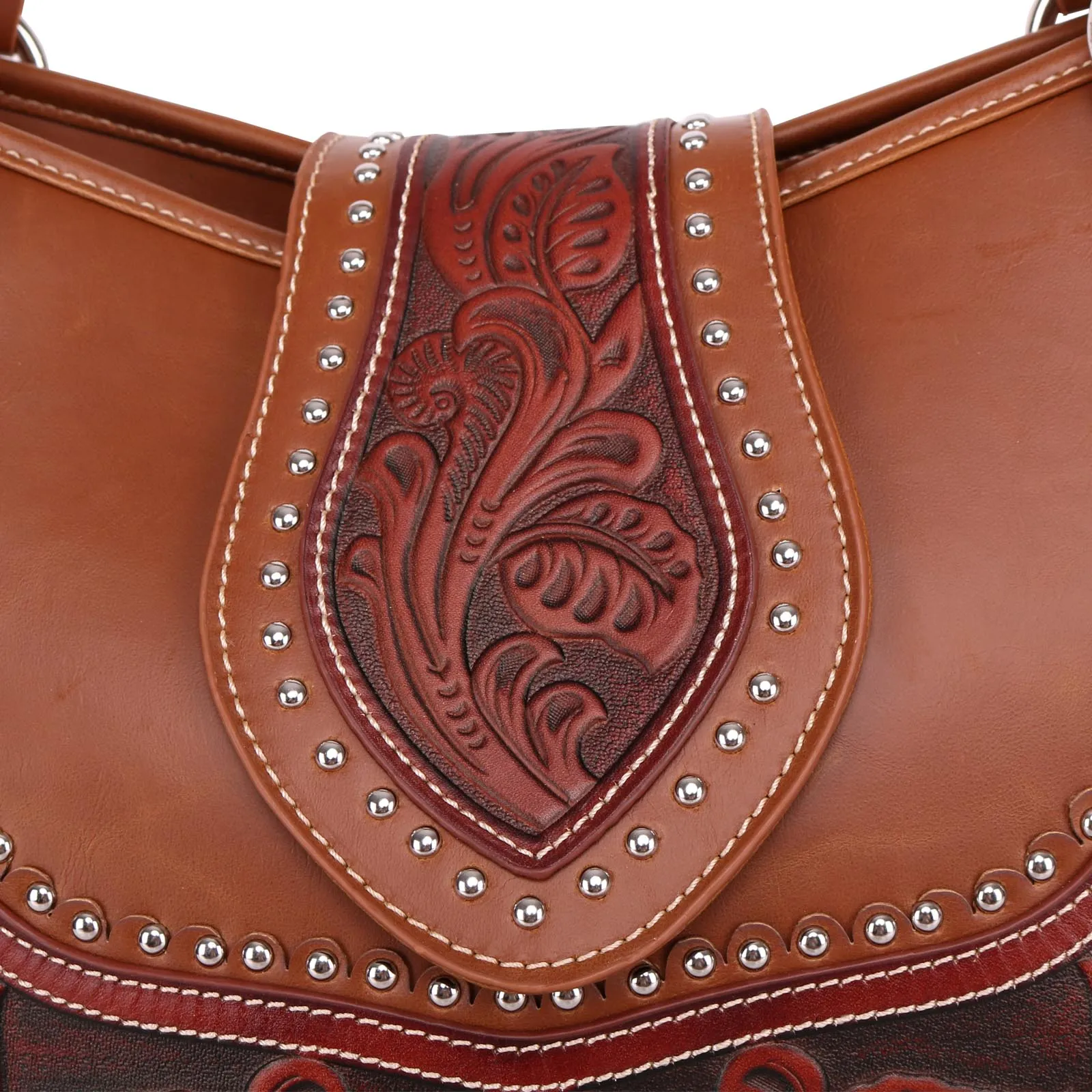 WRLG-8005 Montana West Tooling Concealed Carry Collection Handbag