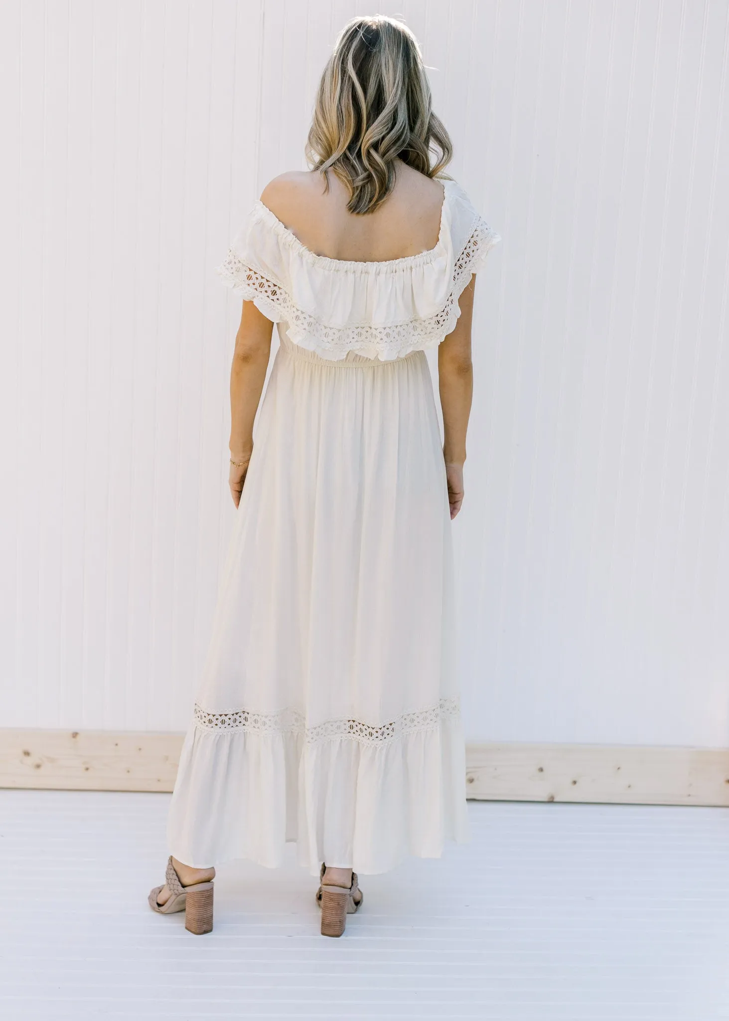 X Ivory Drama Dress