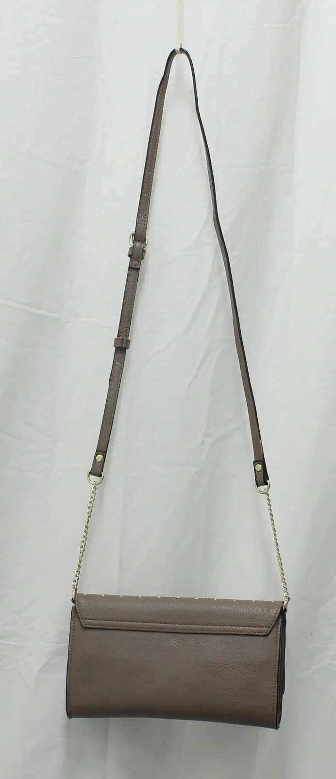Xhilaration Women's Convertible Clutch Cross Body Textured Bag Purse Brown