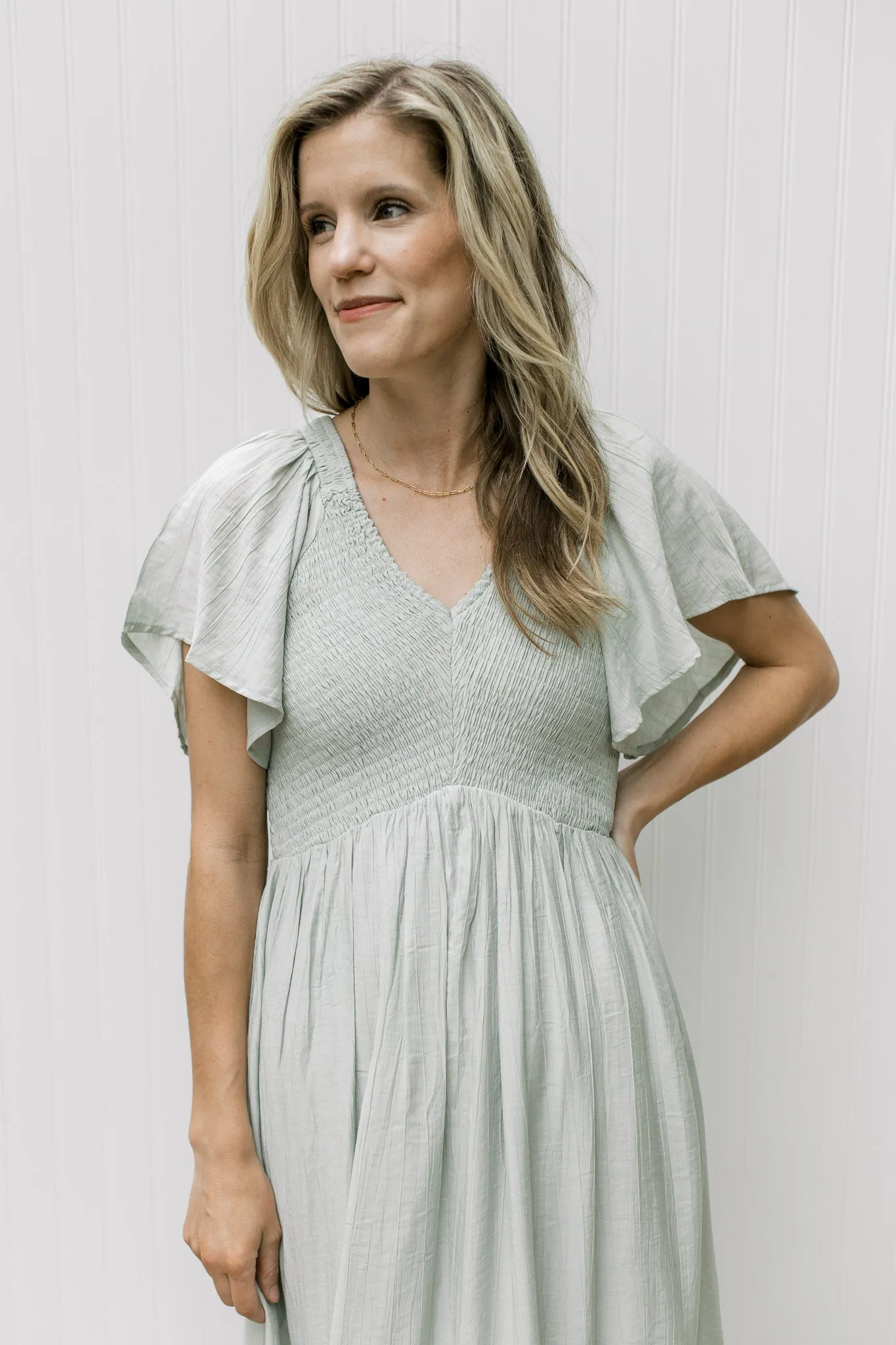 XZ Green Lily Maxi Dress