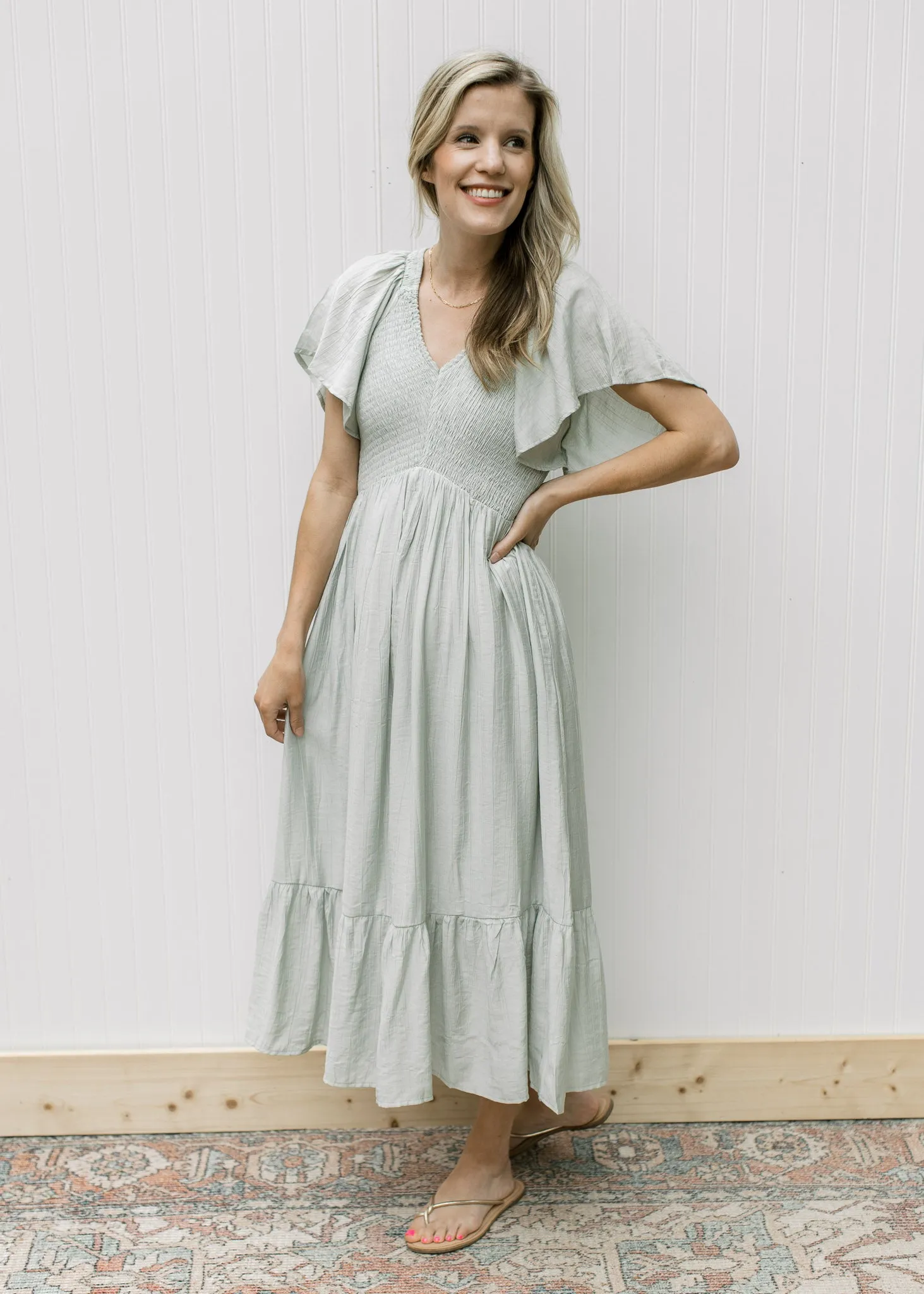 XZ Green Lily Maxi Dress
