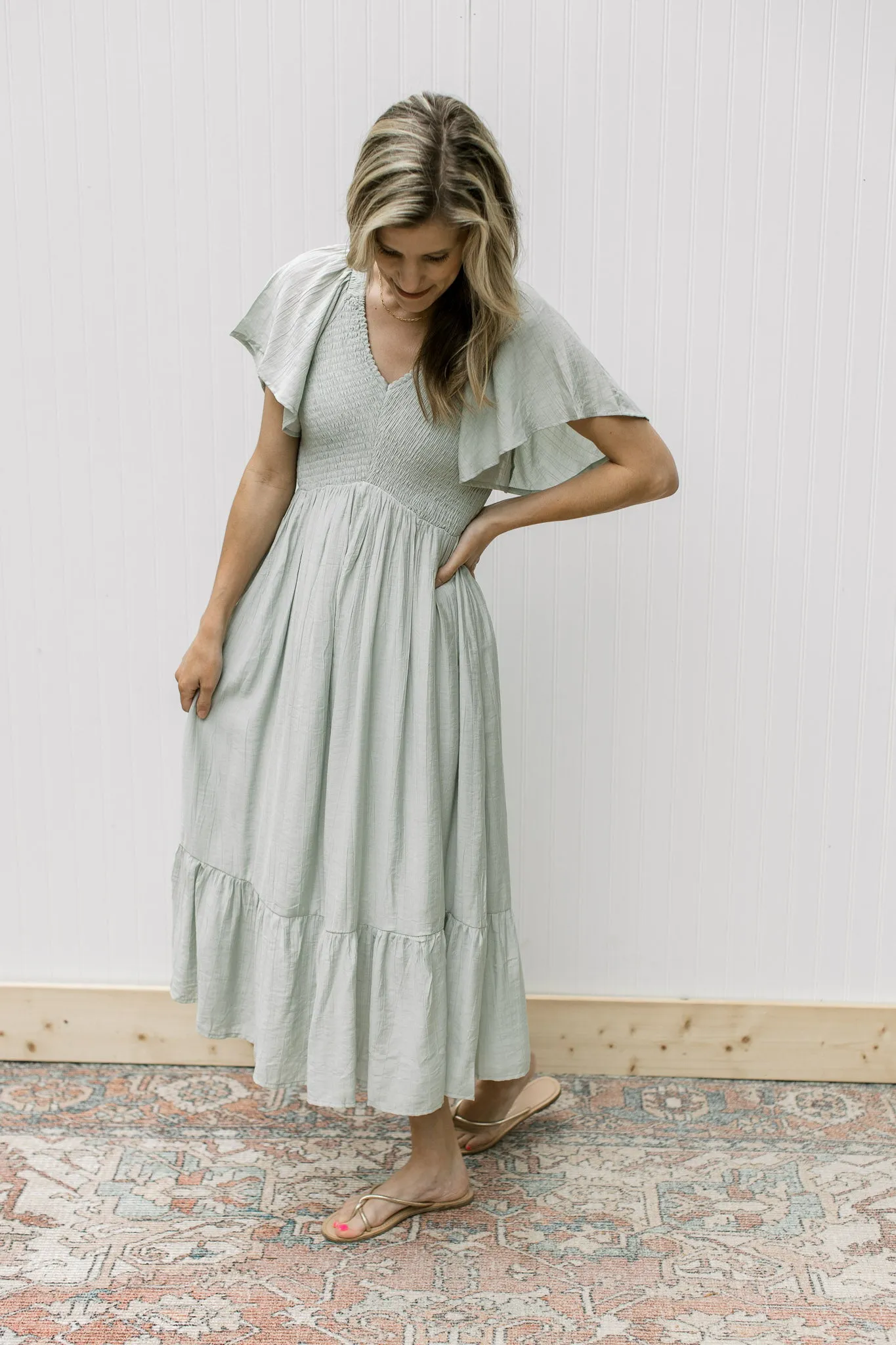 XZ Green Lily Maxi Dress